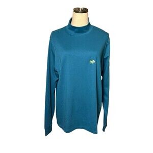 NEW L.L.Bean Top Mock Neck Shirt Base Layer Women’s XL Long Sleeve Cotton